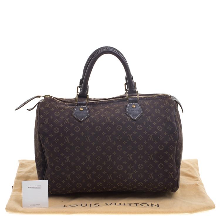 Pre Owned Louis Vuitton Fusain Monogram Idylle Speedy 30