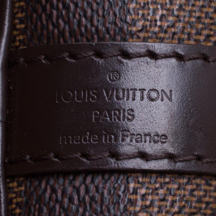 Pre Owned Louis Vuitton Damier Ebene Monogram Canvas Speedy 25 Bandouliere