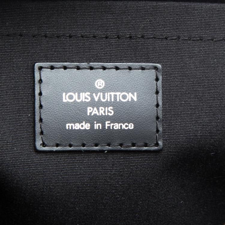 Pre Owned Louis Vuitton Black Epi Leather Bowling Montaigne GM Bag