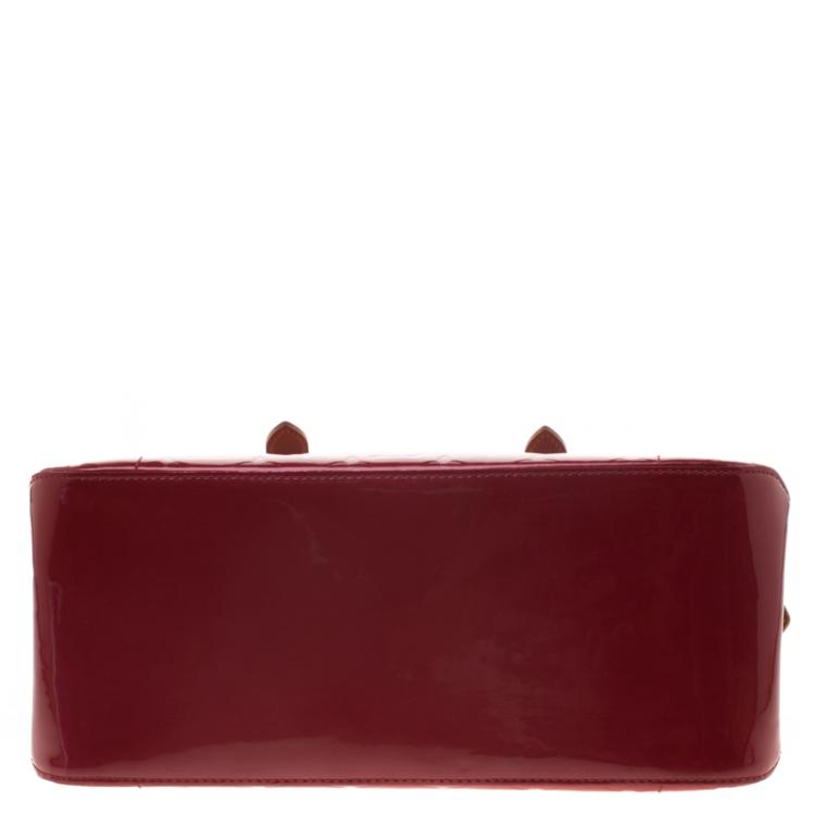 Pre Owned Louis Vuitton Pomme D'Amour Monogram Vernis Rosewood Avenue Bag