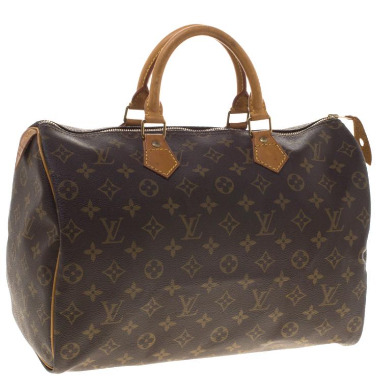 Pre Owned Louis Vuitton Monogram Canvas Speedy 35