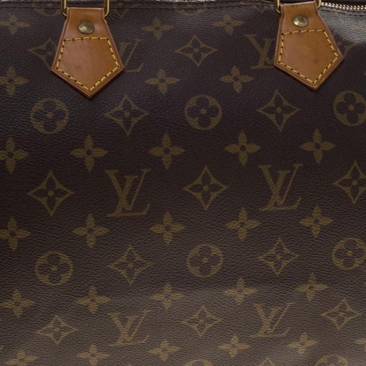 Pre Owned Louis Vuitton Monogram Canvas Speedy 35
