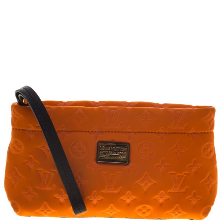 Louis Vuitton Orange Monogram Neoprene Limited Edition Scuba Clutch Louis  Vuitton | The Luxury Closet