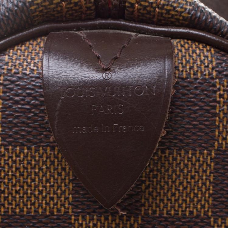 Pre Owned Louis Vuitton Damier Ebene Canvas Speedy 30