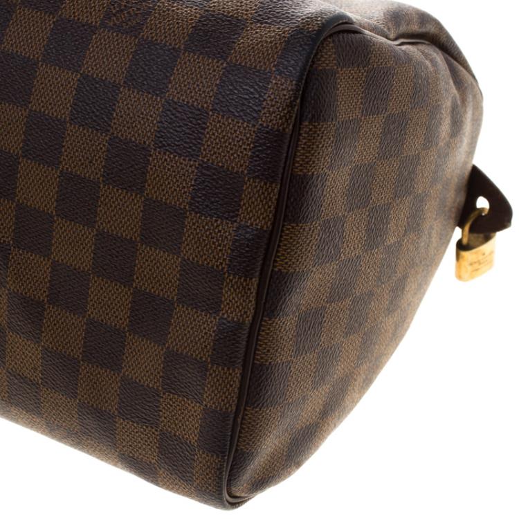 Pre Owned Louis Vuitton Damier Ebene Canvas Speedy 30