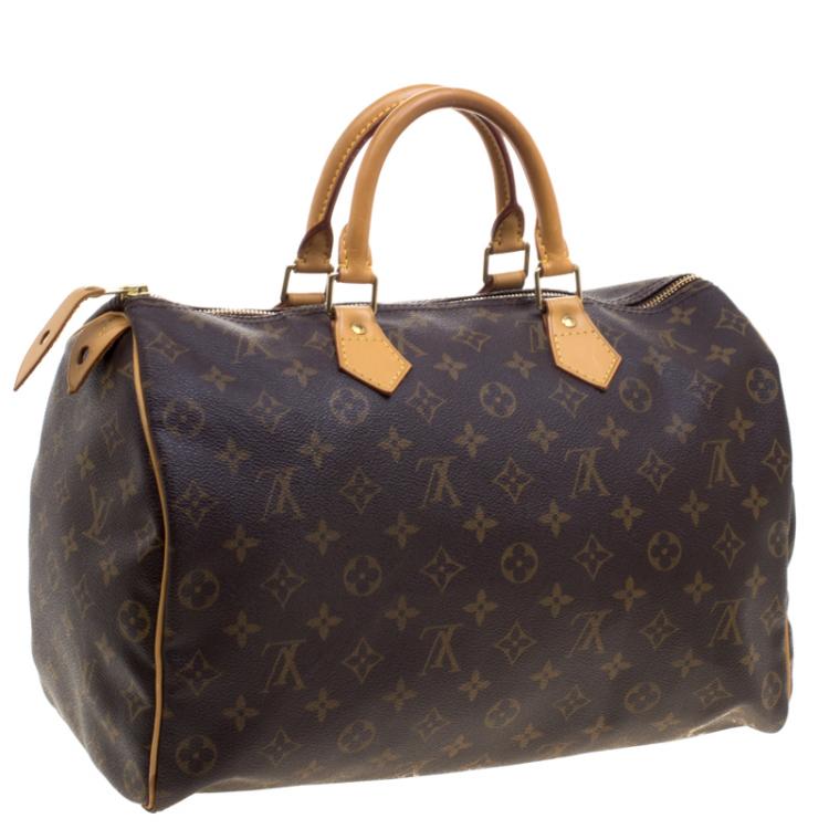 Pre Owned Louis Vuitton Monogram Canvas Speedy 35