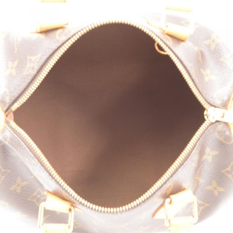 Pre Owned Louis Vuitton Monogram Canvas Speedy 25 Bag