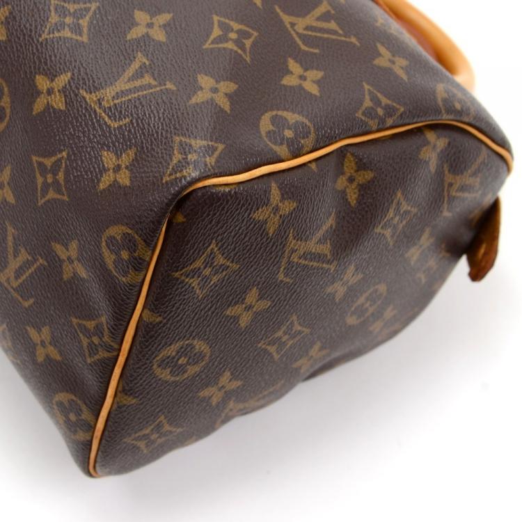 Pre Owned Louis Vuitton Monogram Canvas Speedy 25 Bag