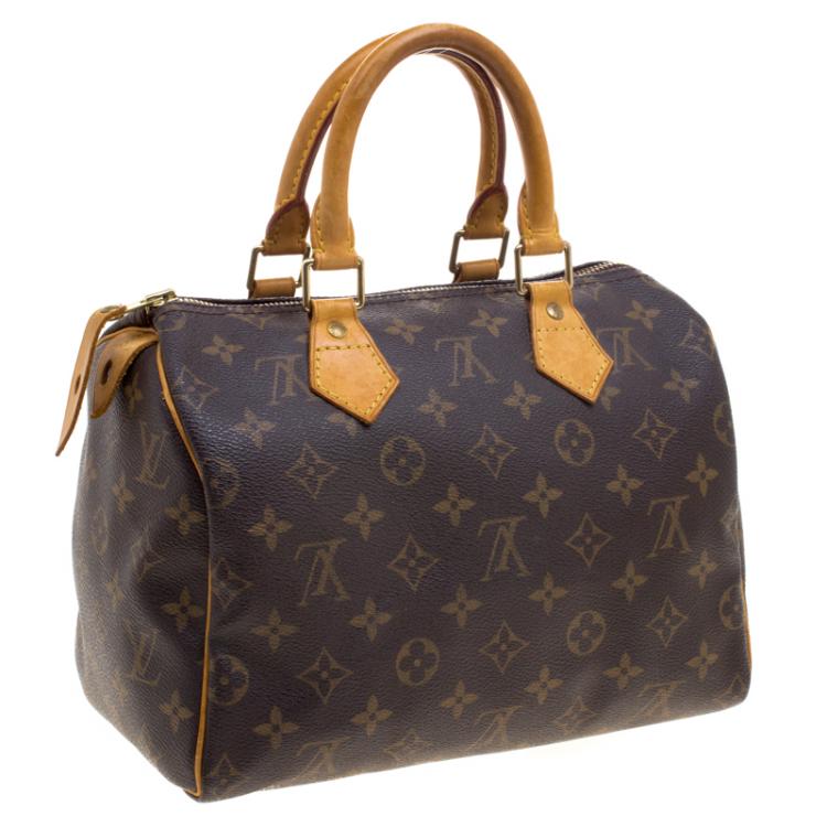 Pre Owned Louis Vuitton Monogram Canvas Speedy 25
