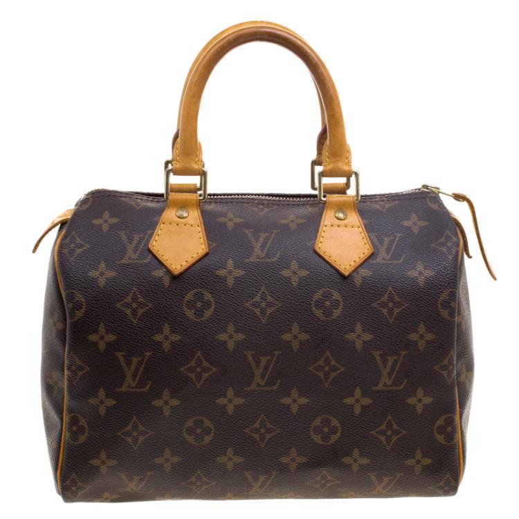 Pre Owned Louis Vuitton Monogram Canvas Speedy 25