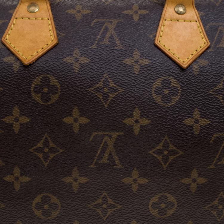 Pre Owned Louis Vuitton Monogram Canvas Speedy 25