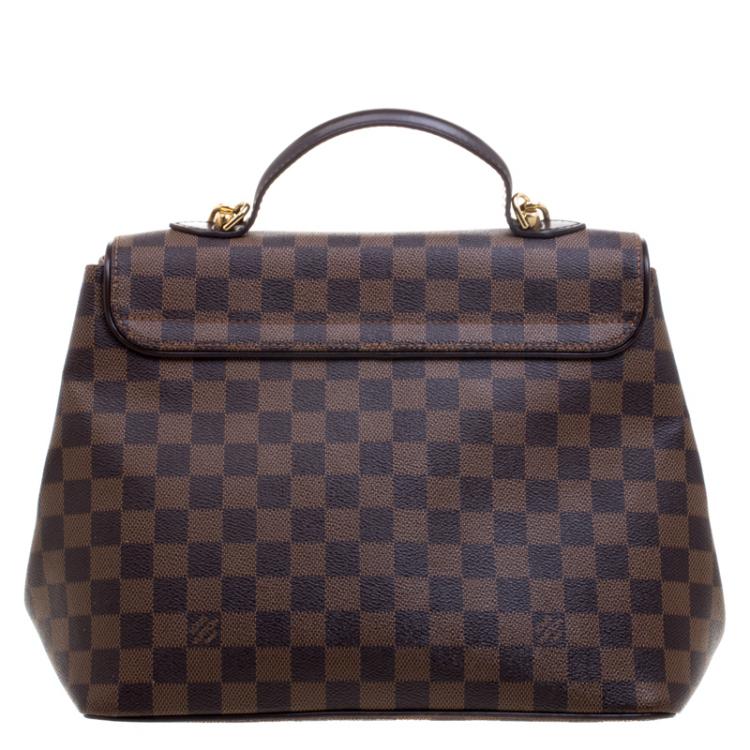 Pre Owned Louis Vuitton Damier Ebene Canvas Bergamo MM Bag