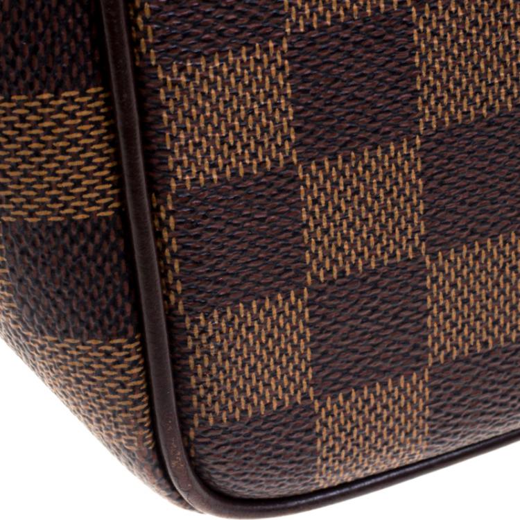 Pre Owned Louis Vuitton Damier Ebene Canvas Bergamo MM Bag