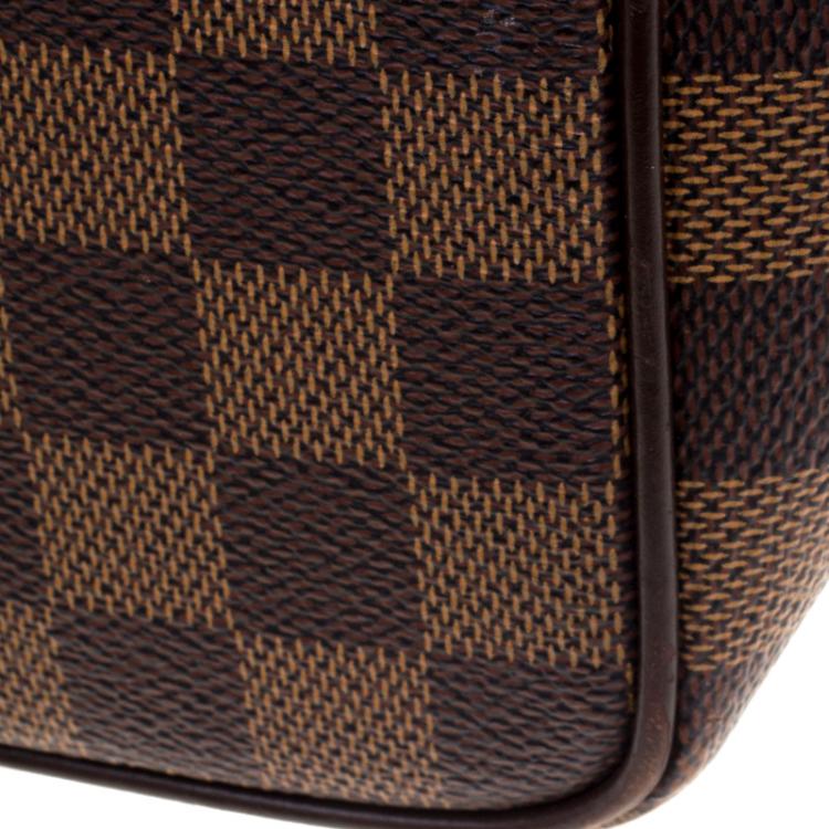 Pre Owned Louis Vuitton Damier Ebene Canvas Bergamo MM Bag