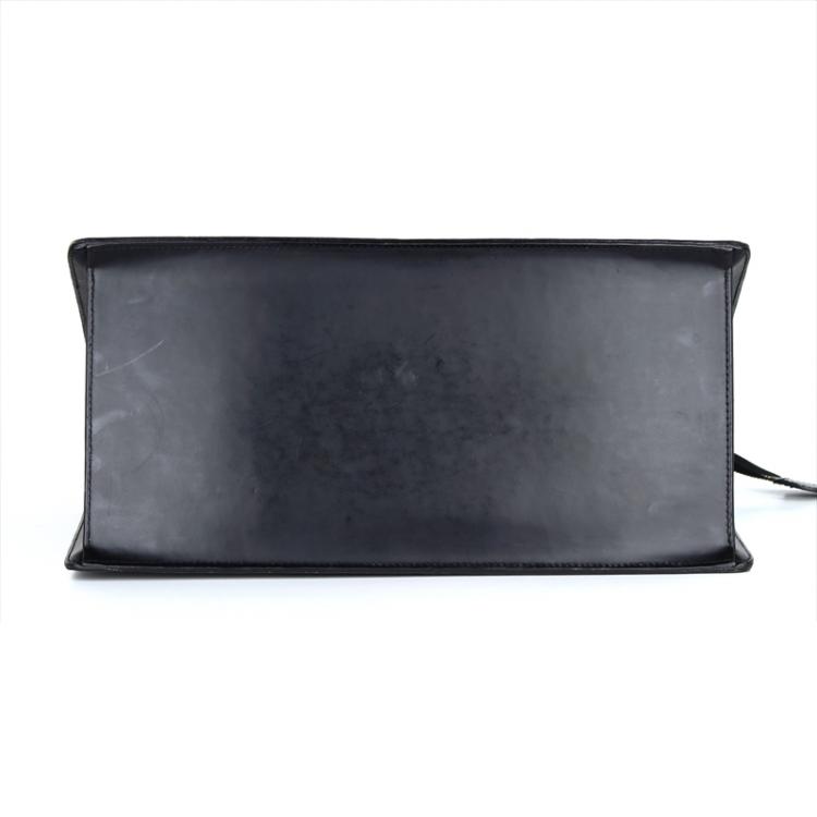 Pre Owned Louis Vuitton Noir Epi Leather Riviera Bag
