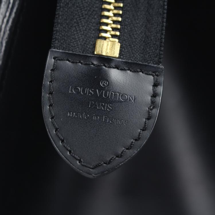 Pre Owned Louis Vuitton Noir Epi Leather Riviera Bag