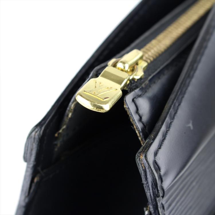 Pre Owned Louis Vuitton Noir Epi Leather Riviera Bag