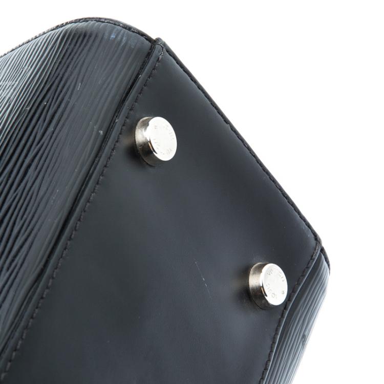 Pre Owned Louis Vuitton Black Epi Leather Brea GM Bag with Charm