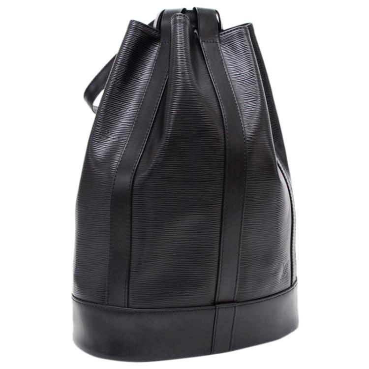 Louis Vuitton Noir Epi Leather Randonnee Backpack Louis Vuitton