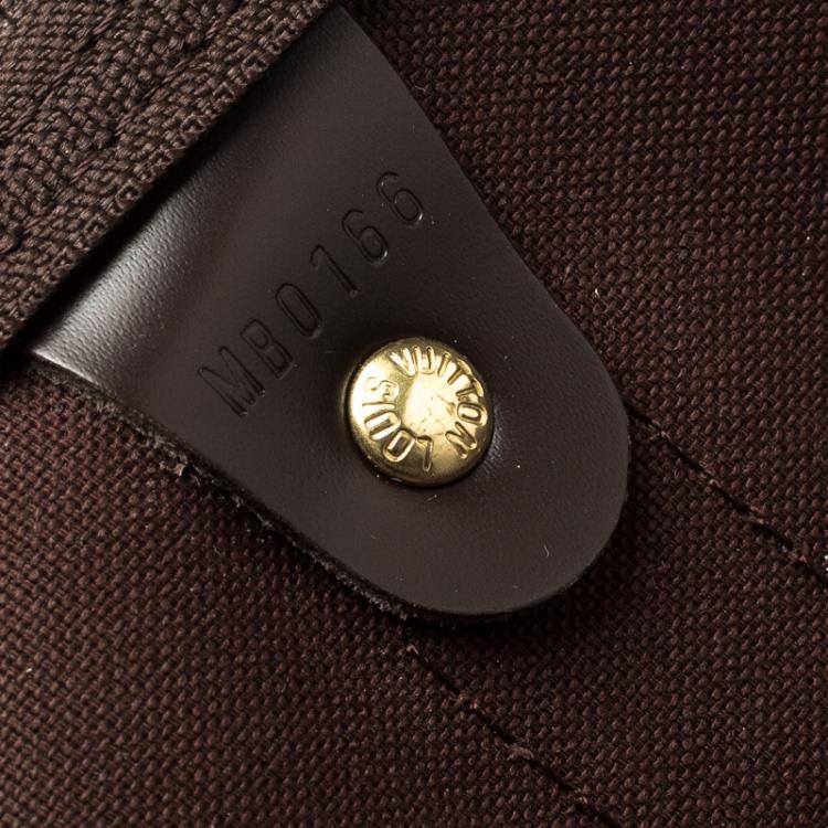 Pre Owned Louis Vuitton Damier Ebene Canvas Keepall 50