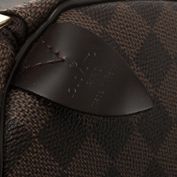 Pre Owned Louis Vuitton Damier Ebene Canvas Keepall 50