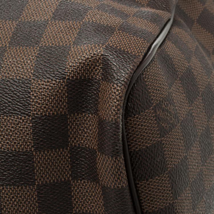Pre Owned Louis Vuitton Damier Ebene Canvas Keepall 50
