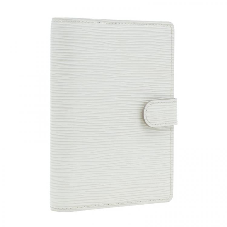 Pre Owned Louis Vuitton Small Beige Epi Leather Agenda Cover