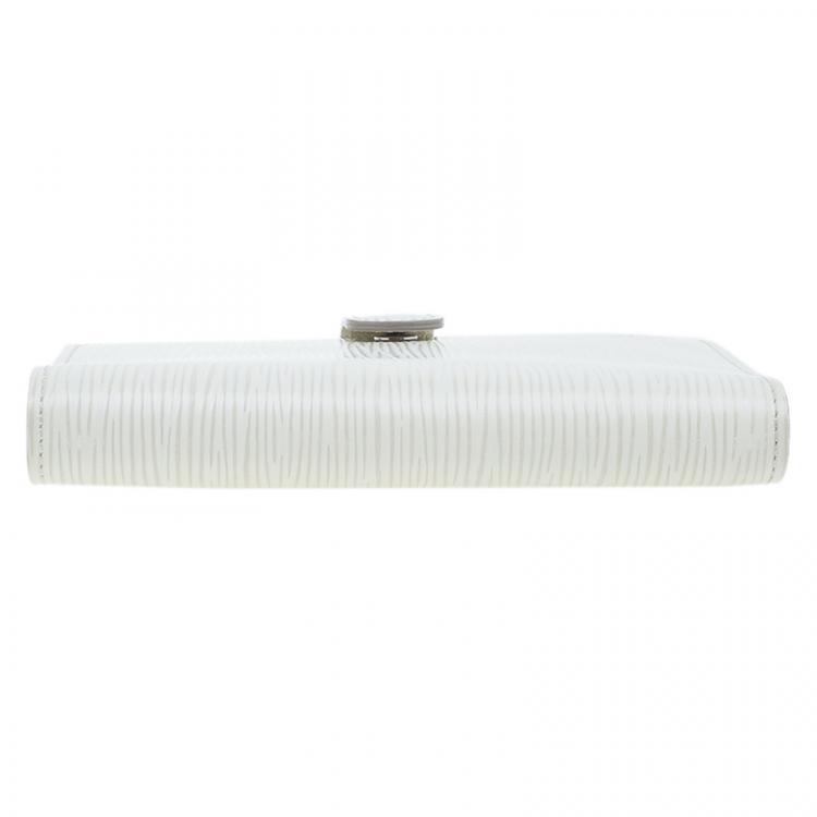 Pre Owned Louis Vuitton Small Beige Epi Leather Agenda Cover