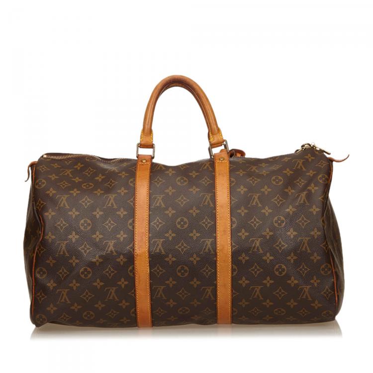 Pre Owned Louis Vuitton Monogram Canvas  Keepall 50 