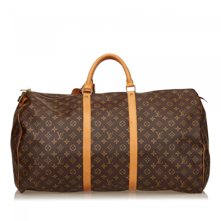Pre Owned Louis Vuitton Monogram Canvas Keepall 60