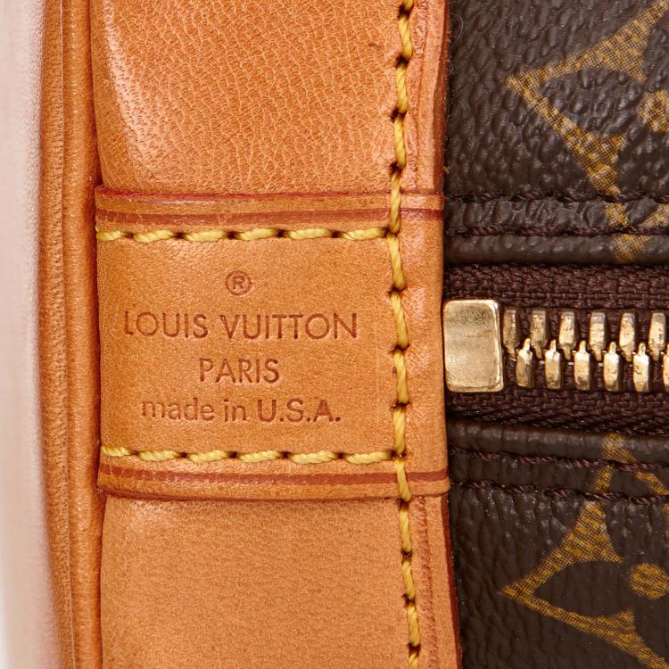 Pre Owned Louis Vuitton Monogram Canvas Alma PM 