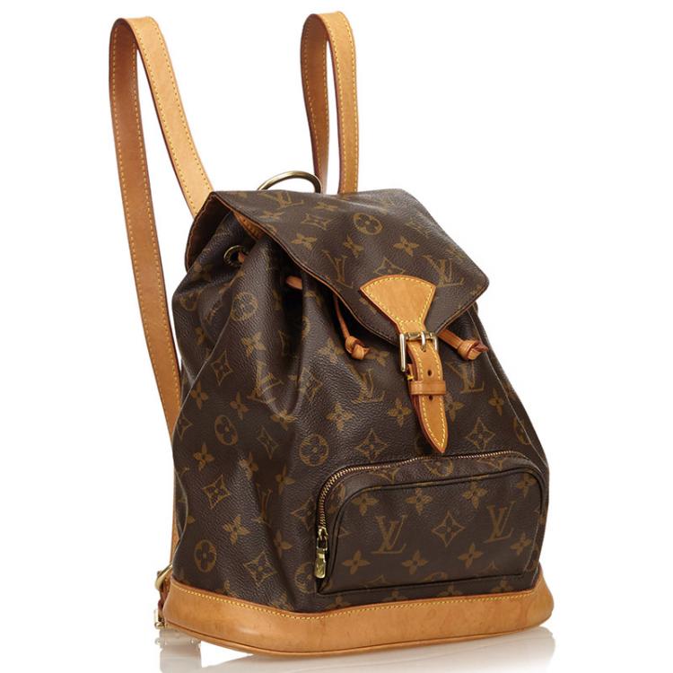 Pre Owned Louis Vuitton Monogram Montsouris Backpack MM
