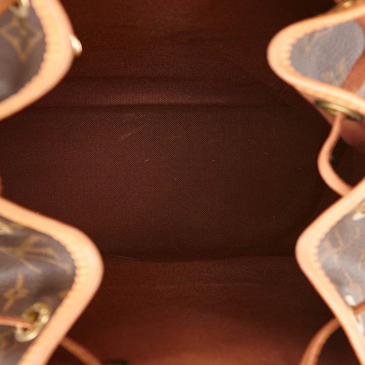 Pre Owned Louis Vuitton Monogram Montsouris Backpack MM