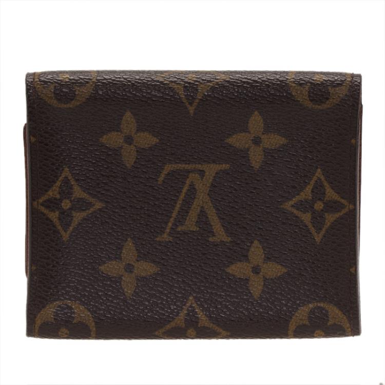 Pre Owned Louis Vuitton Monogram Canvas Business Card Holder 