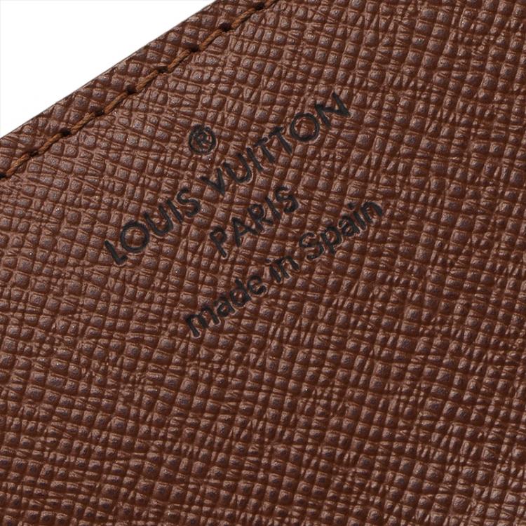 Pre Owned Louis Vuitton Monogram Canvas Business Card Holder 