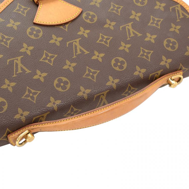 Pre Owned Louis Vuitton Monogram Canvas Beverly Briefcase GM