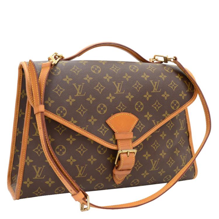 Pre Owned Louis Vuitton Monogram Canvas Beverly Briefcase GM