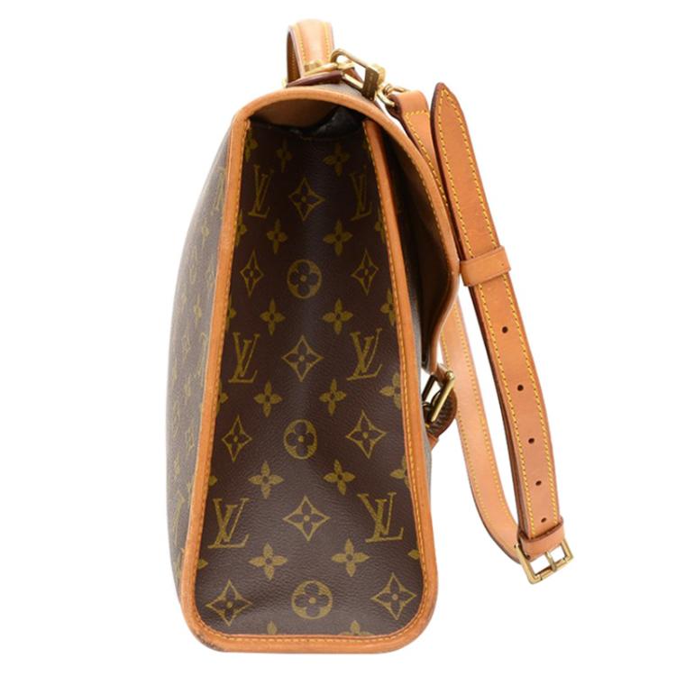 Pre Owned Louis Vuitton Monogram Canvas Beverly Briefcase GM