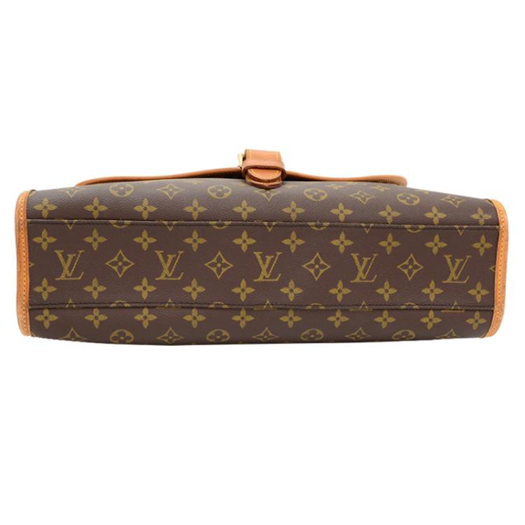 Pre Owned Louis Vuitton Monogram Canvas Beverly Briefcase GM