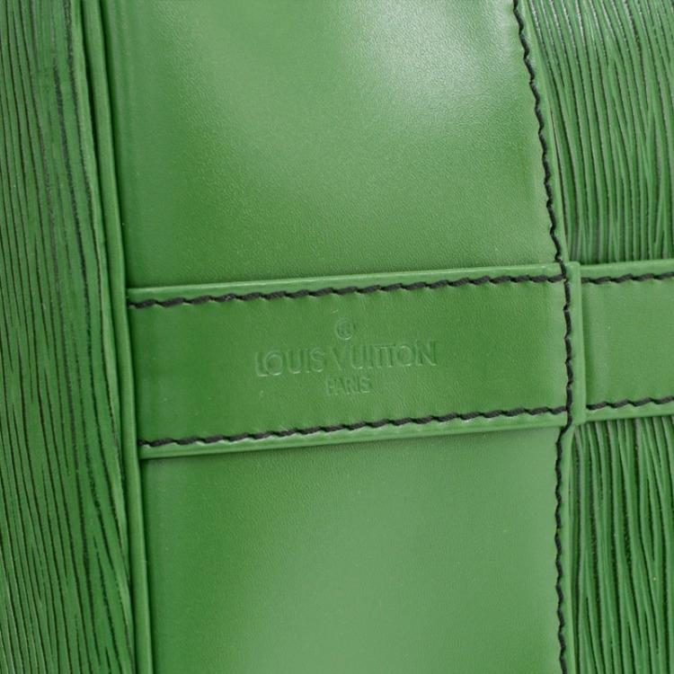 Pre Owned Louis Vuitton Borneo Green Epi Leather Randonnee Backpack GM
