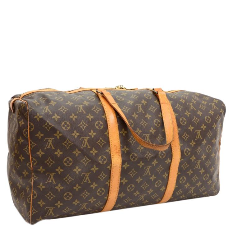 Pre Owned Louis Vuitton Monogram Canvas Sac Souple Travel Bag 55