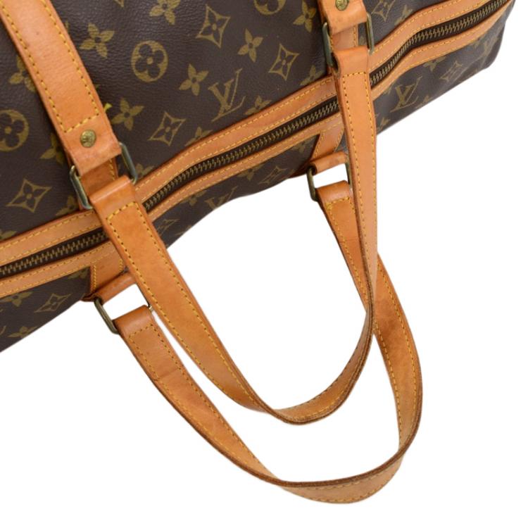Pre Owned Louis Vuitton Monogram Canvas Sac Souple Travel Bag 55