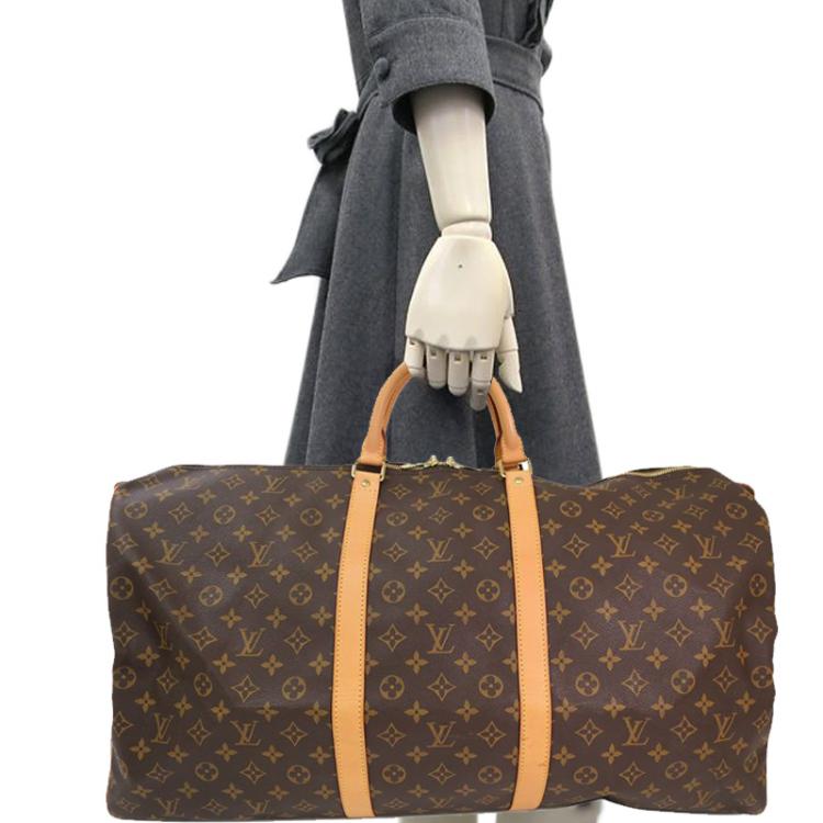 Pre Owned Louis Vuitton Monogram Canvas Keepall 60