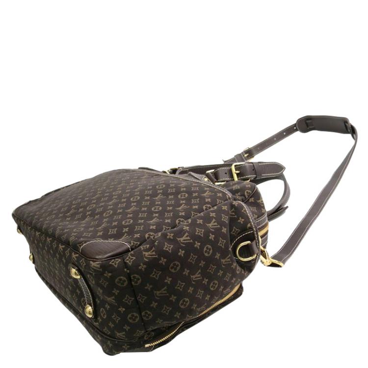 Pre Owned Louis Vuitton Ebene Monogram Mini Lin Sac A Langer Diaper Bag