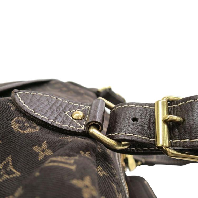 Pre Owned Louis Vuitton Ebene Monogram Mini Lin Sac A Langer Diaper Bag