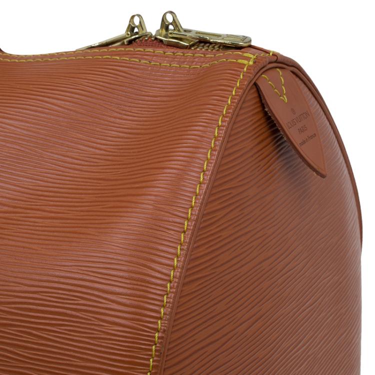مملوكة مسبقًا Louis Vuitton Cipango Gold Epi Leather Keepall 45