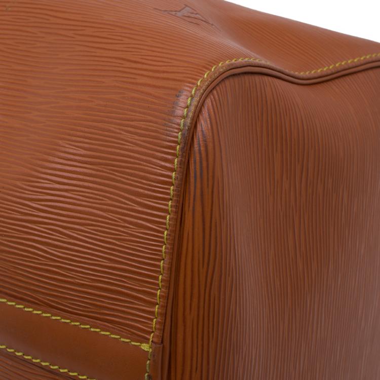 مملوكة مسبقًا Louis Vuitton Cipango Gold Epi Leather Keepall 45