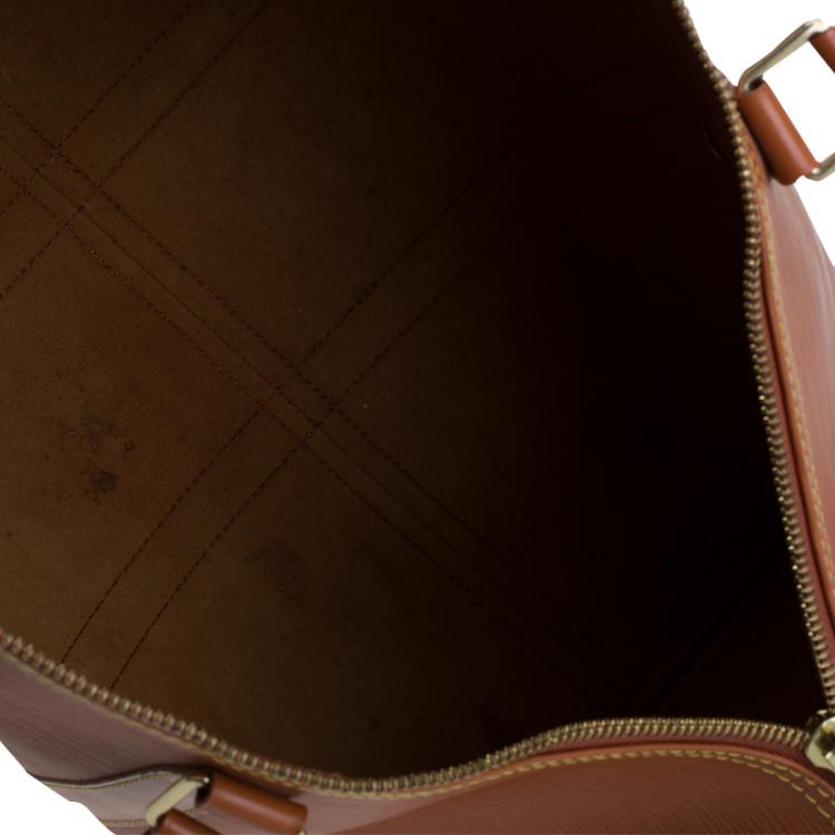 مملوكة مسبقًا Louis Vuitton Cipango Gold Epi Leather Keepall 45