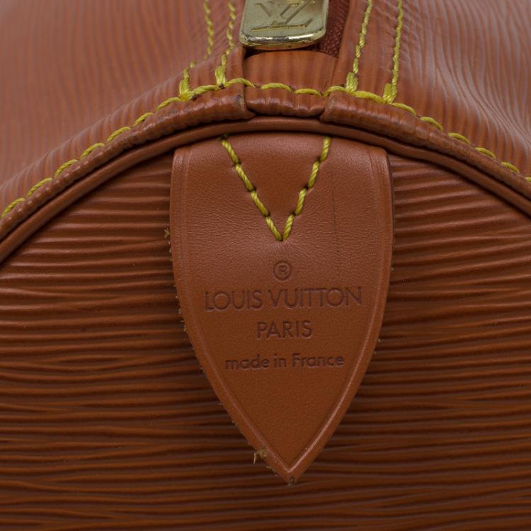 مملوكة مسبقًا Louis Vuitton Cipango Gold Epi Leather Keepall 45