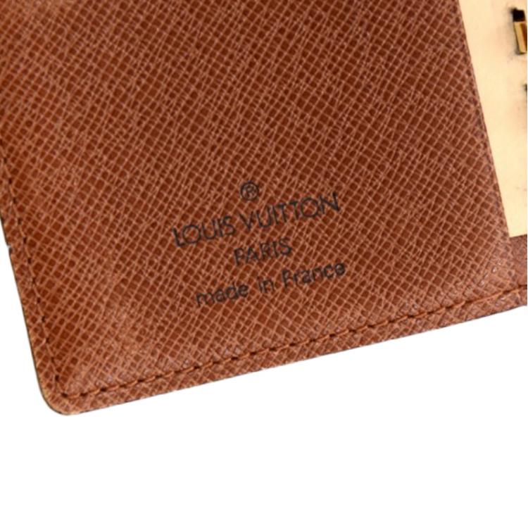 Pre Owned Louis Vuitton Monogram Canvas Agenda
